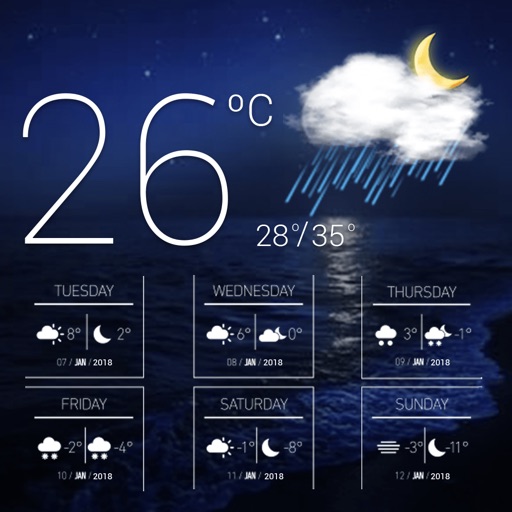 Accurate Weather forecast &map app icon