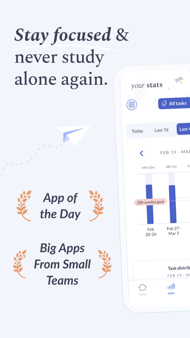 Flipd: focus & study timer screenshot 1