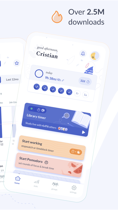 Flipd: focus & study timer screenshot 2