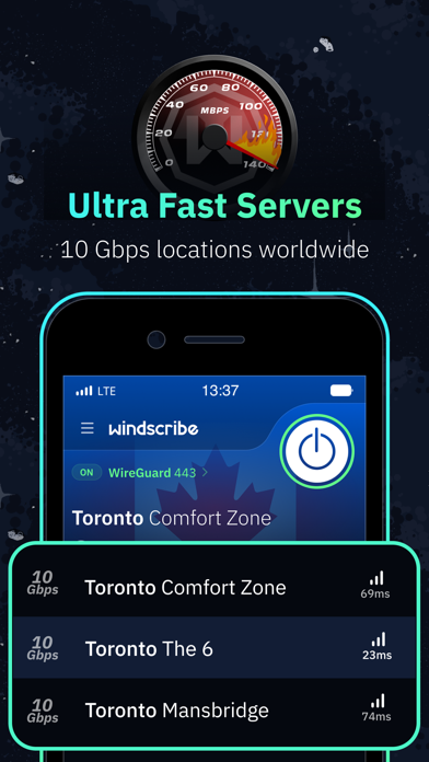 VPN Windscribe: Fast & Secure screenshot 4