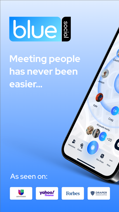 Blue Social - Networking IRL screenshot 1