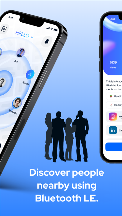 Blue Social - Networking IRL screenshot 2
