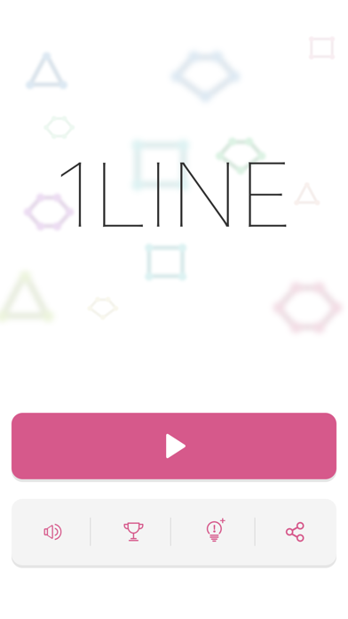 1LINE one-stroke puzzle game screenshot 1