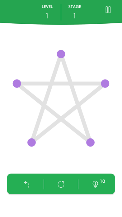 1LINE one-stroke puzzle game screenshot 2