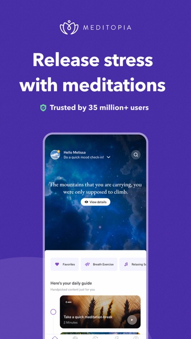 Meditopia: Sleep, Meditation screenshot 1