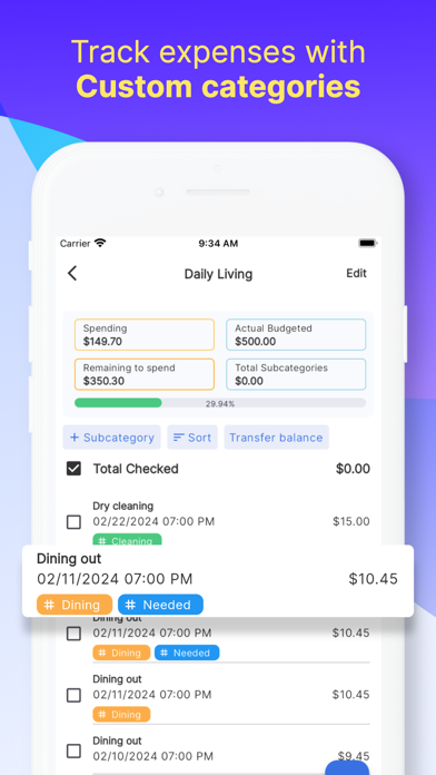 iSaveMoneyGo - Budget Tracker screenshot 4