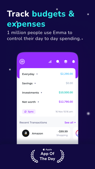 Emma - Budget Planner Tracker screenshot 1