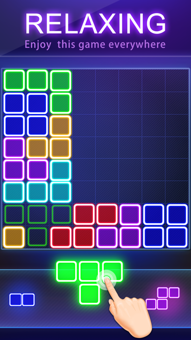 Block Puzzle -Glow Puzzle Game screenshot 3