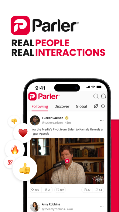 Parler screenshot 1