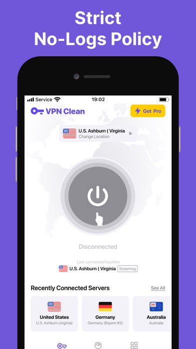 VPN Clean - Secure Fast Proxy screenshot 3