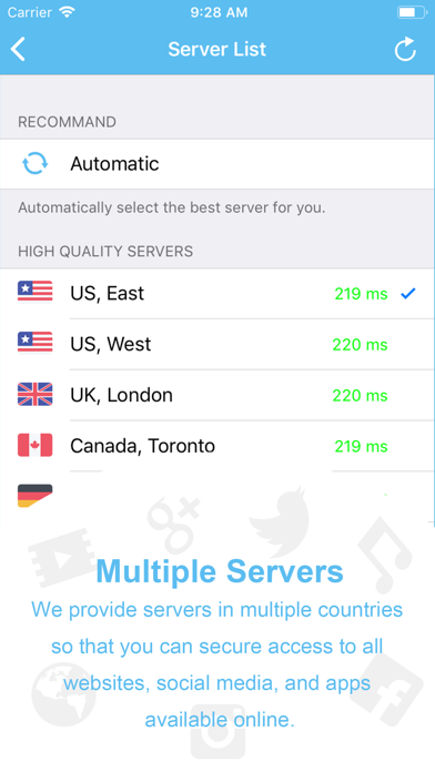 VPN Proxy -Unlimited Super VPN screenshot 2