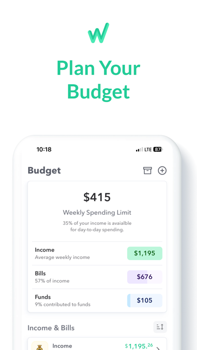 Weekly: Budget Planner & Bills screenshot 1
