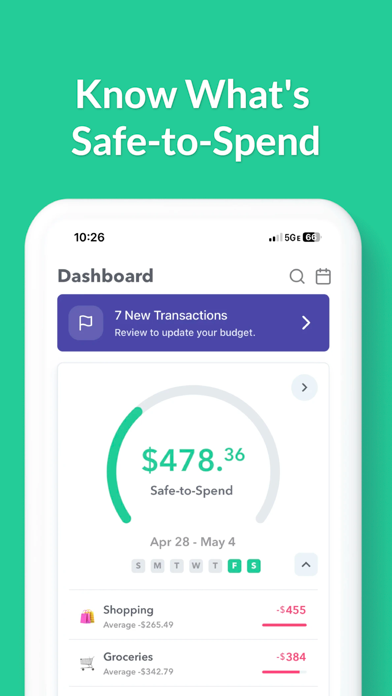Weekly: Budget Planner & Bills screenshot 2
