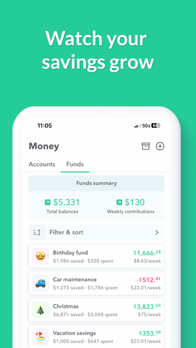 Weekly: Budget Planner & Bills screenshot 4