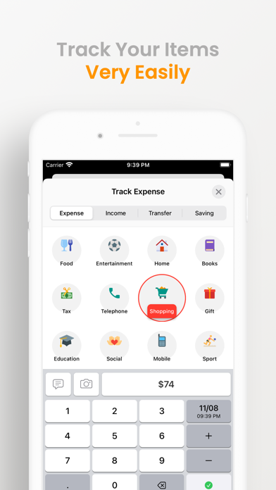 SpendNotes - Budget Tracker screenshot 1