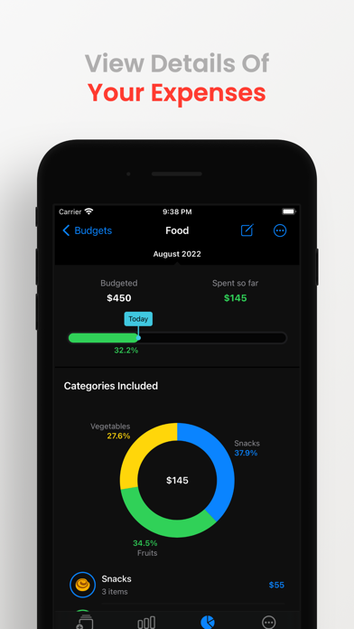 SpendNotes - Budget Tracker screenshot 5