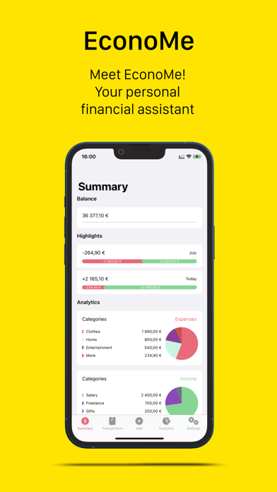 Whalefy: Manual Budget Tracker screenshot 1