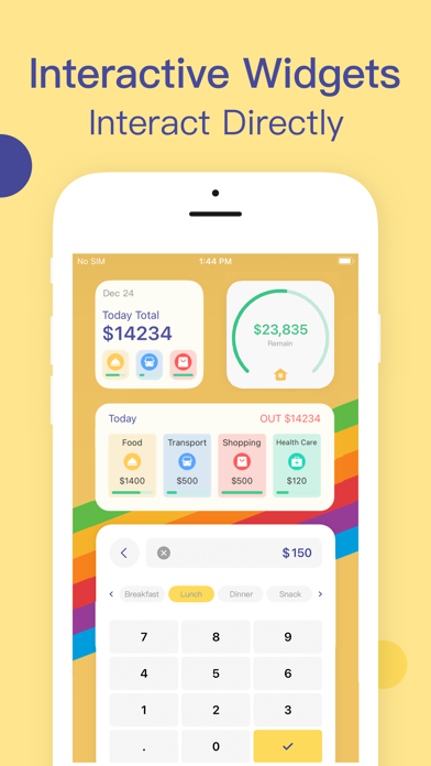 Budget app - spending tracker screenshot 2
