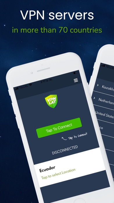 VPN.lat: unlimited and secure screenshot 1