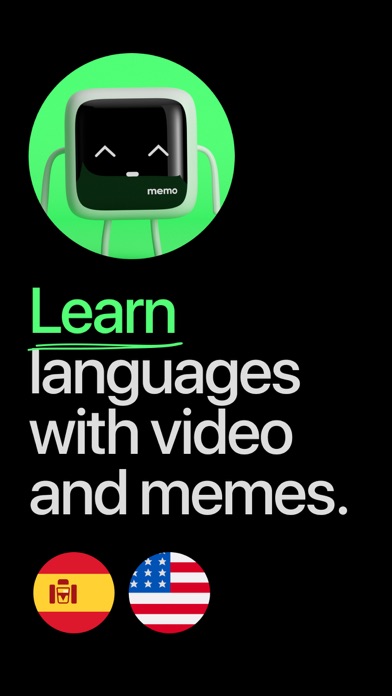 Memo English Language Learning screenshot 1