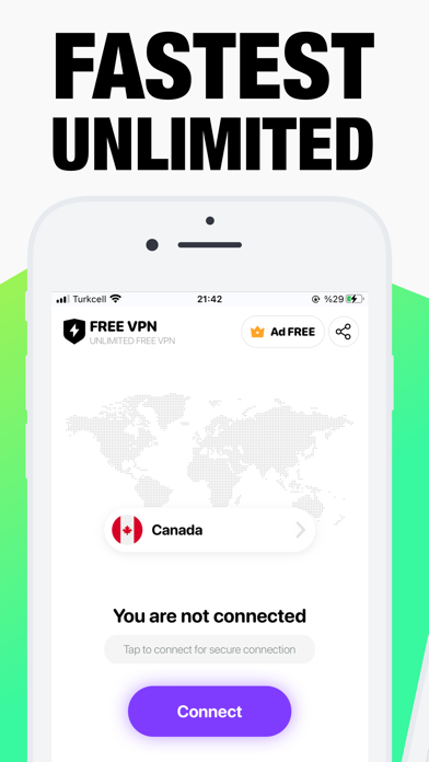 Free VPN - Fast & Secure Proxy screenshot 3