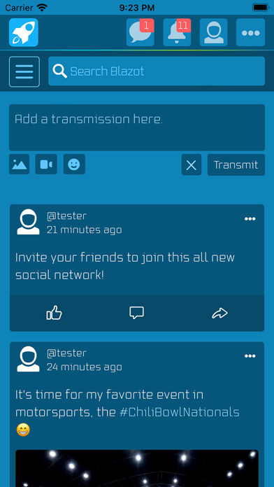 Blazot screenshot 1