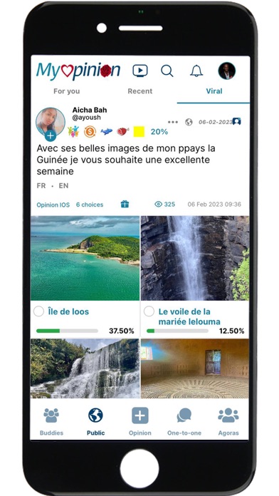 MyOpinion (social network) screenshot 2
