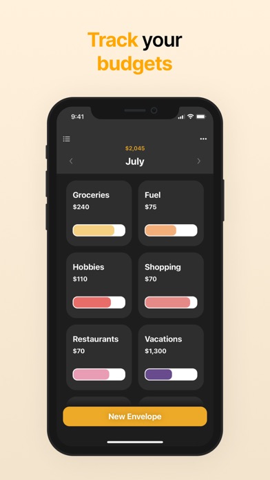 Tracky: Simple Budget Planner screenshot 1