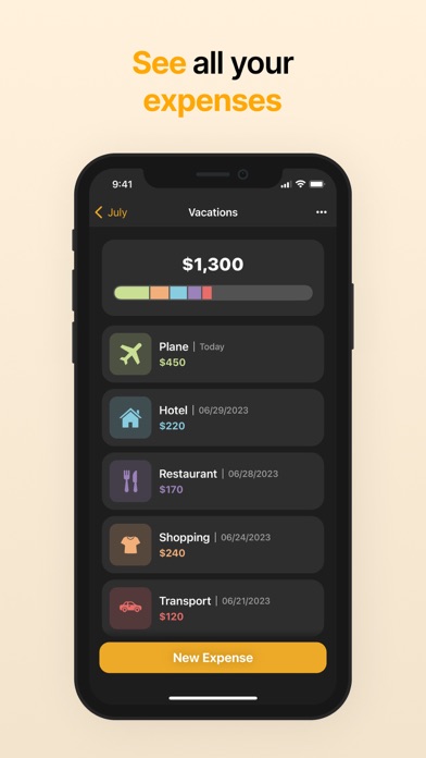 Tracky: Simple Budget Planner screenshot 2