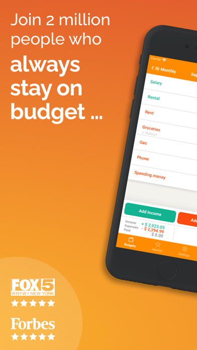 Fudget: Monthly Budget Planner screenshot 1