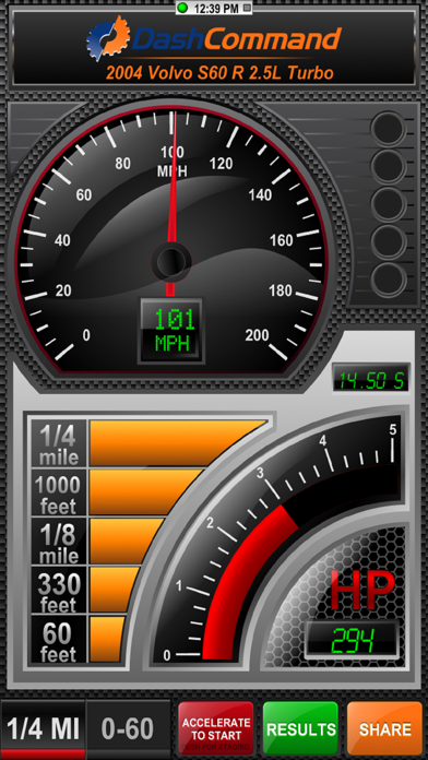 DashCommand - OBD-II Gauges screenshot 1