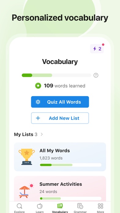 SpanishDictionary.com Learning screenshot 5
