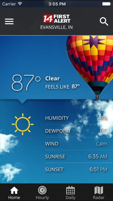 14FirstAlert Weather TriState screenshot 1