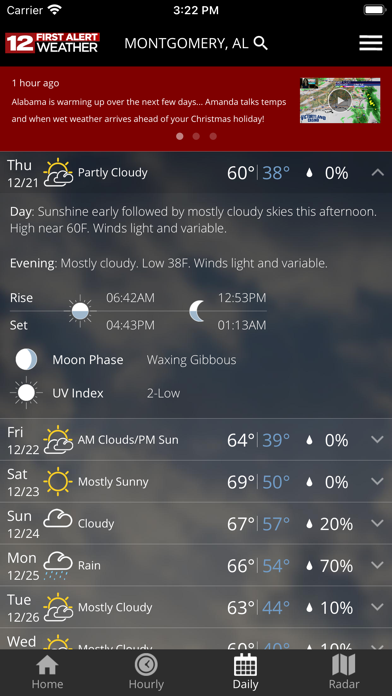 WSFA First Alert Weather screenshot 3