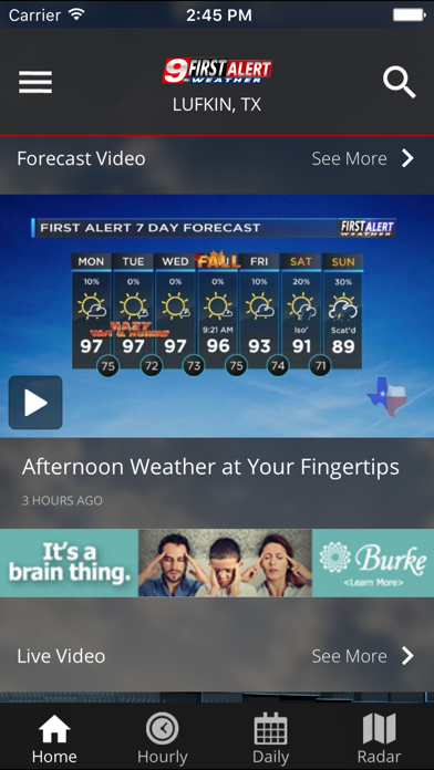 KTRE 9 First Alert Weather screenshot 5