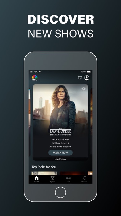 The NBC App - Stream TV Shows screenshot 2