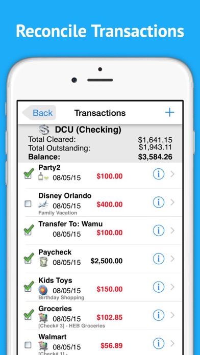 Checkbook - Accounts Tracker screenshot 2