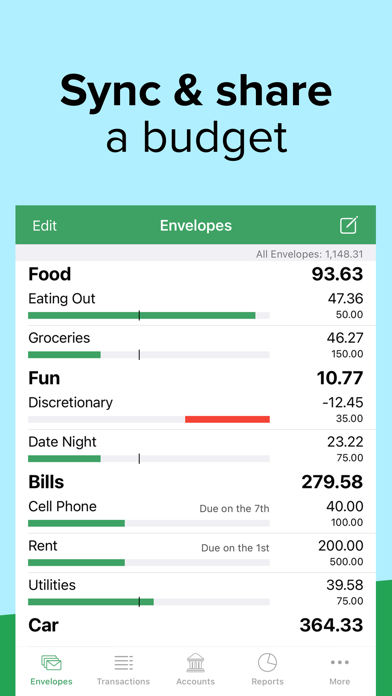 Goodbudget Budget Planner screenshot 1