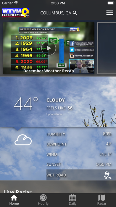 WTVM Storm Team Weather screenshot 1