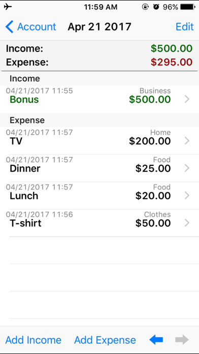 iSpending - Expense Tracker screenshot 2