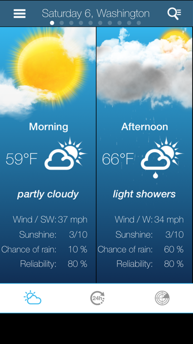 USA Weather forecast screenshot 2