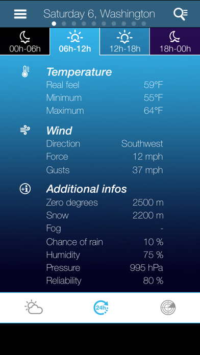 USA Weather forecast screenshot 3