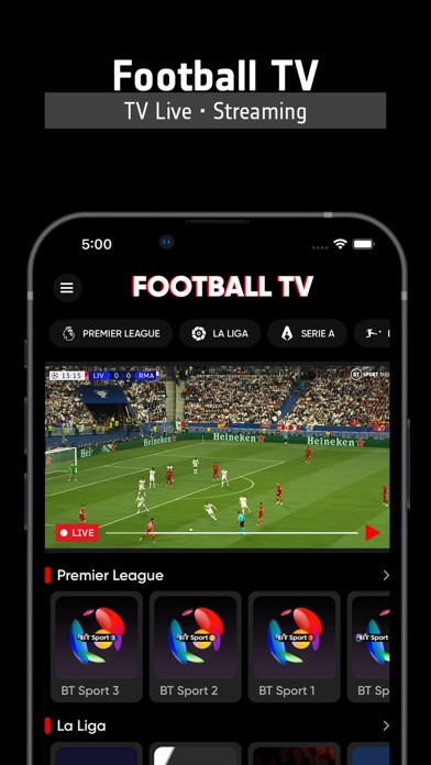 Football TV Live - Streaming screenshot 1