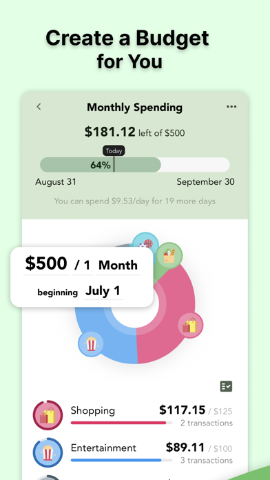 Cashew - Expense Budget Tracker screenshot 2