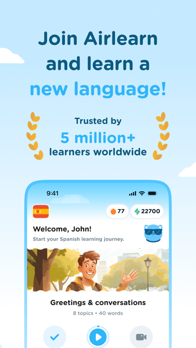 Airlearn - Language Learning screenshot 1