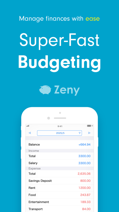 Easy Budget Money Tracker Zeny screenshot 1