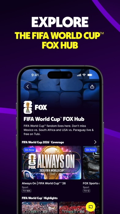 Tubi: Movies & Live TV screenshot 1