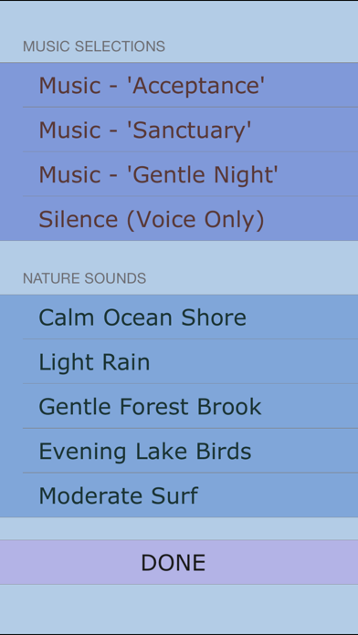 iSleep Easy Meditations Light screenshot 2