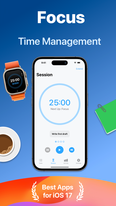 Focus - Timer for Productivity screenshot 1
