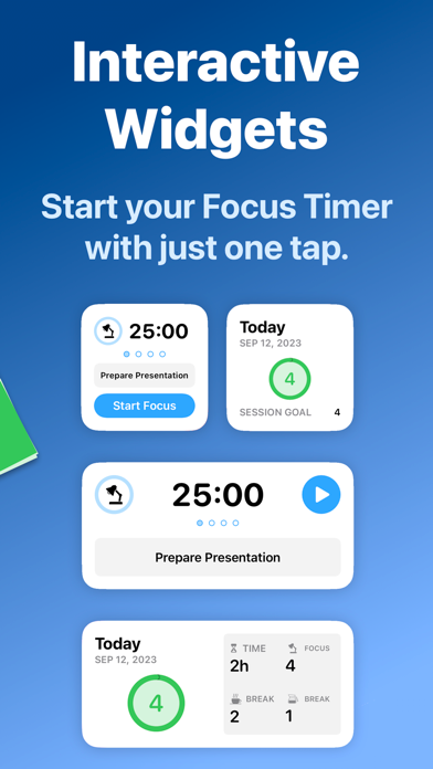Focus - Timer for Productivity screenshot 2